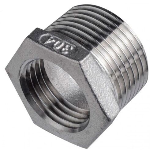 Футорка з нержавіючої сталі AISI 304 DN 50x65 (2"x2 1/2")