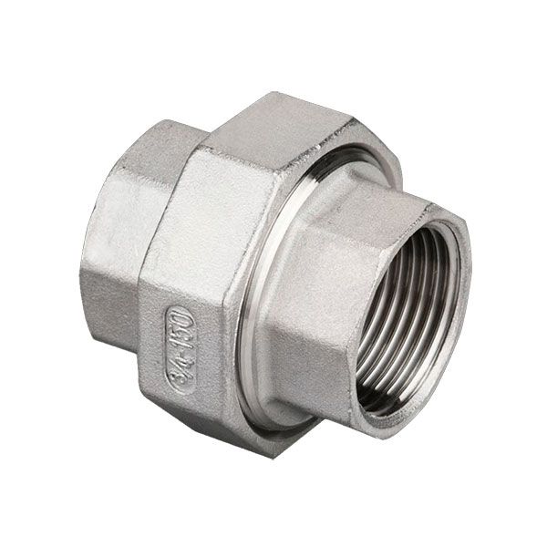 Муфта американка нержавіюча AISI 304 з внутрішньою різьбою DN 10 (3/8") і прокладкою PTFE