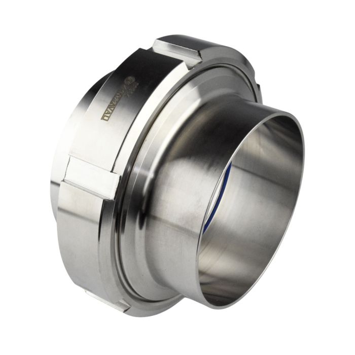 Муфта молочна нержавіюча в зборі DIN AISI 304 DN 50 (52x1,5)